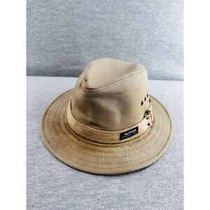 PANAMA JACK STYLE # PJ39NC - Original Green Canvas Safari Hat Large  H5